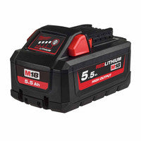 Milwaukee M18HB5.5 18V 5.5Ah High Output Redlithum-ion Battery