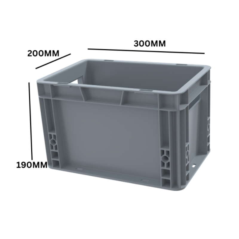 7 Litre Euro Box - 300mm x 200mm x 190mm - SPK3017