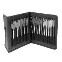 Bahco 9529SET15 9529 Series 6-35mm Flat Bit Set in a Tool Pouch (15 Pieces)