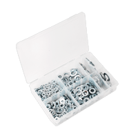 Sealey AB056WC Flat Washer Assortment 495pc M6-M24 Form C Metric BS 4320