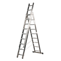 Sealey ACL3 Aluminium Extension Combination Ladder 3x9 EN 131