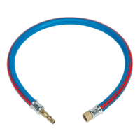 Píobán Ceannaire Aeir Sealey AH2R/38 600mm x Ø10mm le Píosa Eireaball &amp; Aontas BSP 1/4"