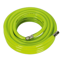 Sealey AHFC1038 Air Hose High Visibility 10m x Ø10mm with 1/4"BSP Unions