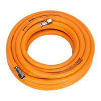 Píobán Aeir Sealey AHHC10 10m x Ø8mm Hibrideach Ard-Infheictheachta le hAontais BSP 1/4"