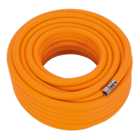 Sealey AHHC2038 Air Hose 20m x Ø10mm Hybrid High Visibility with 1/4"BSP Unions