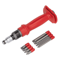 Sealey AK2084 Impact Driver Set 10pc Heavy-Duty Protection Grip
