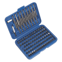Sealey AK2099 Power Tool/Security Bit Set 99pc Long & Short