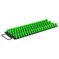 Sealey AK27051HV Socket Rail Tray 1/4", 3/8" & 1/2"Sq Drive - Hi-Vis Green