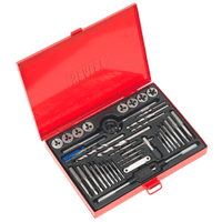 Sealey AK3037 Tap & Die Set 37pc Split Dies - Metric