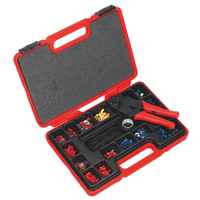 Sealey AK386 Ratchet Crimping Tool Kit 552pc