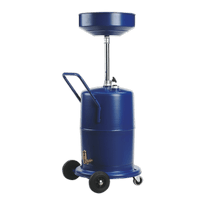 Draenálaí Ola Soghluaiste Sealey AK450DX Caidéal 75L