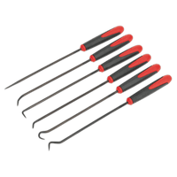 Sealey AK5215 Pick & Hook Set 6pc Extra Long