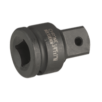 Oiriúntóir Tionchair Sealey AK5404 Tiomántán Cearnógach 3/4" Baineann - Tiomántán Cearnógach 1" Fireann
