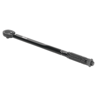 Sealey AK624B Micrometer Torque Wrench 1/2"Sq Drive Calibrated Black Series