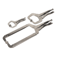 Sealey AK66 Locking 'C' Clamp Set 3pc