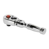 Sealey AK661SF Ratchet Wrench Flexi-Head Stubby 3/8"Sq Drive