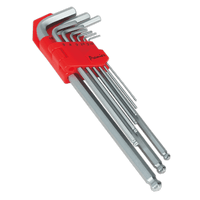Sealey AK7140 Ball-End Hex Key Set 9pc Extra-Long Metric