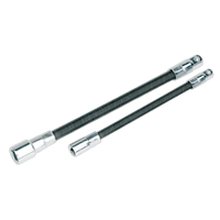 Sealey AK7341 Tacar Oiriúntóirí Síneadh Solúbtha 2 phíosa 1/4" Cearnógach x 150mm &amp; 3/8" Cearnógach x 200mm