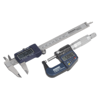 Sealey AK9637D Tacar Tomhais Digiteach 2 phíosa