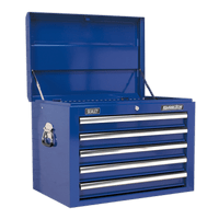 Sealey AP26059TC Barrchófra 5 Tarraiceán le Sleamhnáin Imthacaí Liathróideacha - Gorm