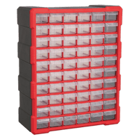 Sealey APDC60R Cabinet Box 60 Drawer - Red/Black