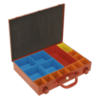Sealey APMC15 Metal Case with 15 Storage Bins