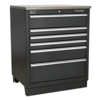 Comh-Aireachta Urláir Modúlach Sealey APMS03 6 Tharraiceán 775mm Tromshaothair