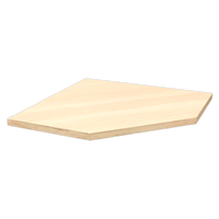 Sealey APMS60PW Pressed Wood Worktop for Modular Corner Cabinet 865mm