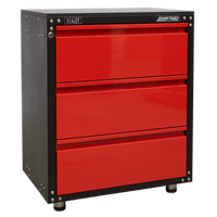 Comh-Aireachta Modúlach 3 Tharraiceán Sealey APMS82 le Barr Oibre 665mm