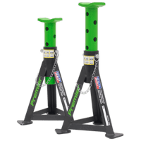 Sealey AS3G Axle Stands (Pair) 3tonne Capacity per Stand Green