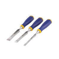 IRWIN Marples MARS500S3 MS500 ProTouch All-Purpose Chisel Tool Set 3 Piece