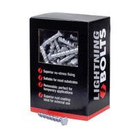 Lightning Bolts M10 x 100mm Hex Head LGB10100 (50 Pack)