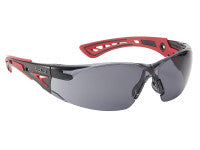 Bolle Safety BOLRUSHPPSF RUSH+ Safety Glasses - Smoke