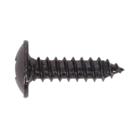 Sealey BST4216 Self Tapping Screw 4.2 x 16mm Flanged Head Black Pozi BS 4174 Pack of 100