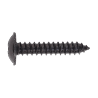 Sealey BST4825 Self Tapping Screw 4.8 x 25mm Flanged Head Black Pozi BS 4174 Pack of 100