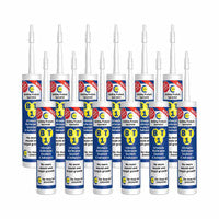 BT1 TRIBRID® Technology Ultimate Bathroom Adhesive & Sealant White 290ml (12 Pack)