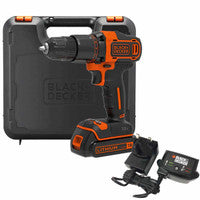Druil Casúir Gan Sreang Black &amp; Decker BCD700S1K-GB 18V 2 Ghiar le Ceallraí 1x 1.5Ah