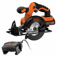Black &amp; Decker BDCCS18C1-GB POWERCONNECT „¢ 18V Sábh Ciorclach le 1 x Ceallraí 1.5Ah