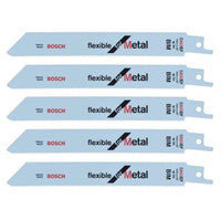 Bosch S922EF Bi-Metal Reciprocating Saw Blades 150mm (Pack of 5)
