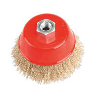 Sealey CBC100 Brassed Steel Cup Brush 100mm M14 x 2mm
