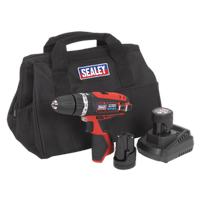 Sealey CP1201KIT Tacar Druileála/Tiománaí Casúir 12V le 2 chadhnraí 1.5Ah