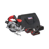 Sealey CP20VCSKIT 20V 150mm Circular Saw with 2x Batteries