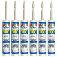 CT1 Sealant & Construction Adhesive Beige 290ml (6 Pack)