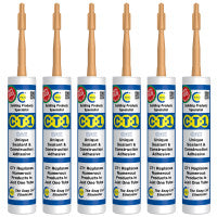 CT1 Sealant & Construction Adhesive Oak 290ml (6 Pack)