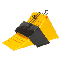 Sealey CV127 Wheel Chock with Bracket Single - Commercial