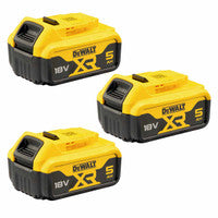 DeWalt DCB184 18v 5.0Ah XR Li-Ion Battery Pack of 3