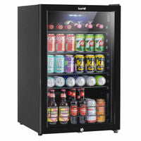 Baridi DH223 115L Under Counter Beer, Drinks & Wine Fridge, Lock, LED Light