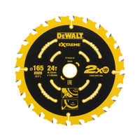 Lann Chonaic Chiorclach Frámaíochta DeWalt DT10300-QZ Extreme 165mm x 20mm 24T