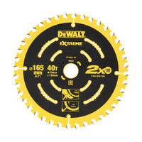 Lann Chonaic Chiorclach Frámaíochta DeWalt DT10301-QZ Extreme 165 x 20mm 40T