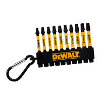 DeWalt DT7276 Pozi Bit Keyring 10 Piece